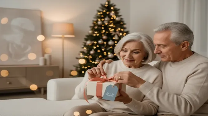 A family honoring a loved one's memory