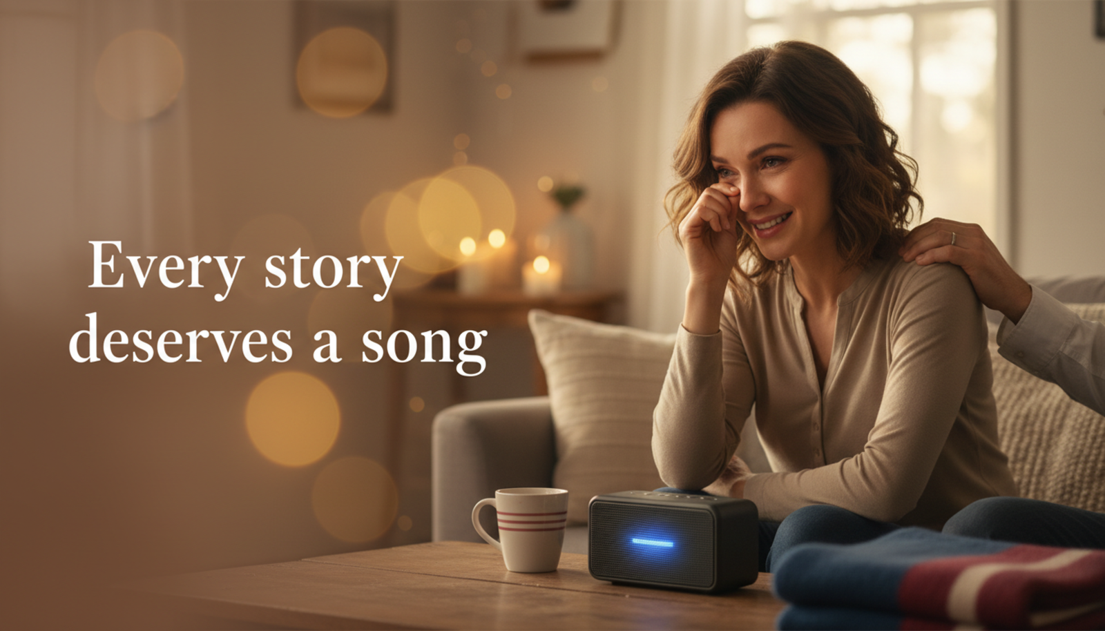 Emotional reaction to custom song